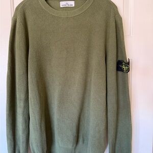 Stone Island Olive Crewneck Sweater